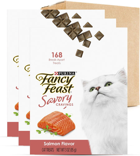 Purina Limited Ingredient Cat Treats, Savory Cravings Salmon Flavor - 9 Oz. Box