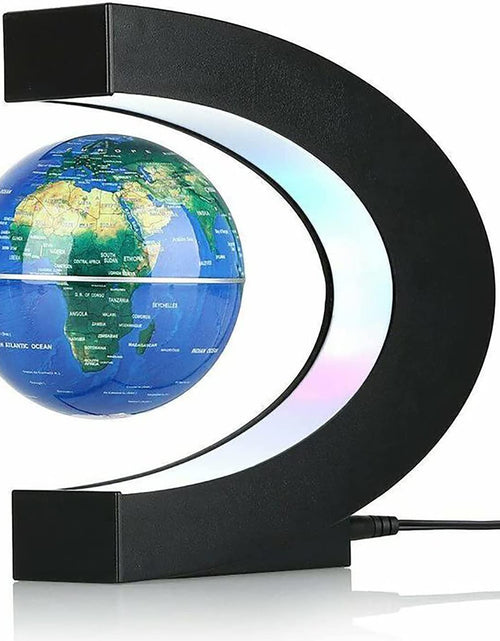 Load image into Gallery viewer, Magnetic Levitation Globe with LED Light, Cool Gadgets Floating Lamp Globe Decor, Cool Gifts for Men/Father/Husband/Boyfriend/Boss, Great Technology Graduation Gifts Valentine'S Day Gift (Blue)
